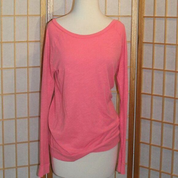 Victoria's Secret PINK S/P Pink Burnout Tee - Picture 1 of 15